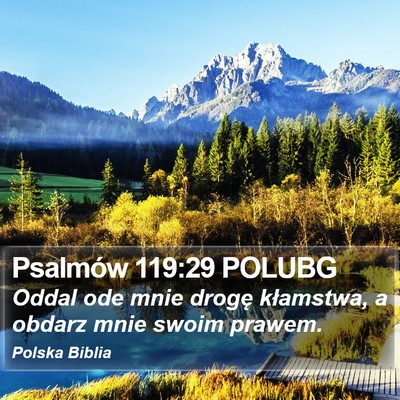 Psalmów 119:29 POLUBG Bible Verse Image