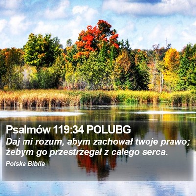 Psalmów 119:34 POLUBG Bible Verse Image