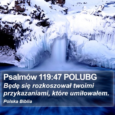 Psalmów 119:47 POLUBG Bible Verse Image