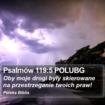 Psalmów 119:5 POLUBG Bible Verse Image