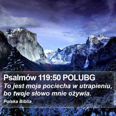 Psalmów 119:50 POLUBG Bible Verse Image