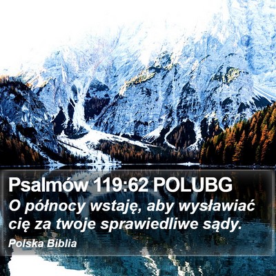 Psalmów 119:62 POLUBG Bible Verse Image