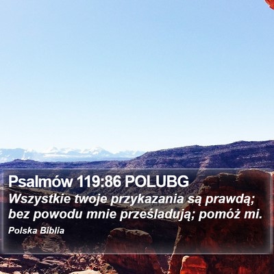 Psalmów 119:86 POLUBG Bible Verse Image