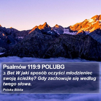 Psalmów 119:9 POLUBG Bible Verse Image