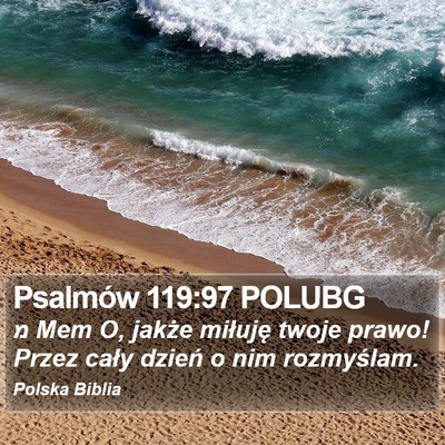 Psalmów 119:97 POLUBG Bible Verse Image