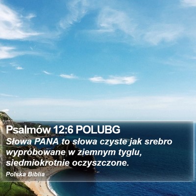 Psalmów 12:6 POLUBG Bible Verse Image
