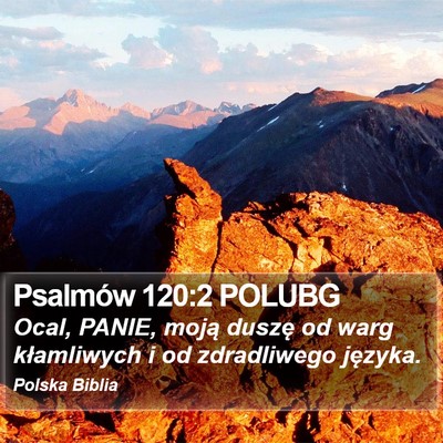 Psalmów 120:2 POLUBG Bible Verse Image