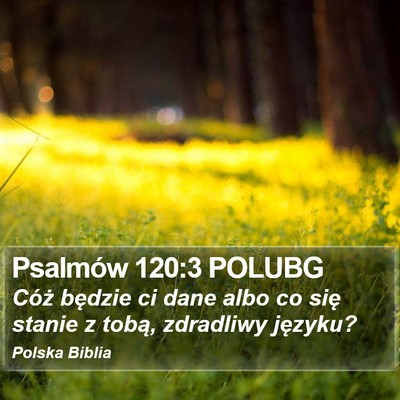 Psalmów 120:3 POLUBG Bible Verse Image