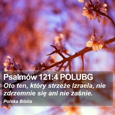 Psalmów 121:4 POLUBG Bible Verse Image
