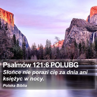 Psalmów 121:6 POLUBG Bible Verse Image