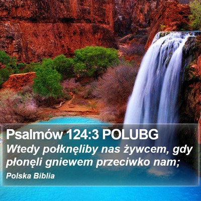 Psalmów 124:3 POLUBG Bible Verse Image