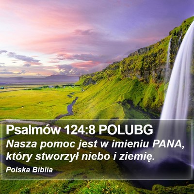 Psalmów 124:8 POLUBG Bible Verse Image