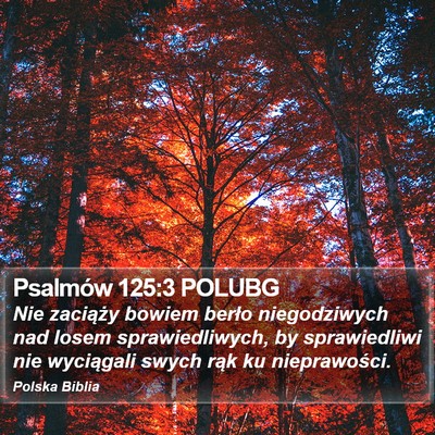 Psalmów 125:3 POLUBG Bible Verse Image