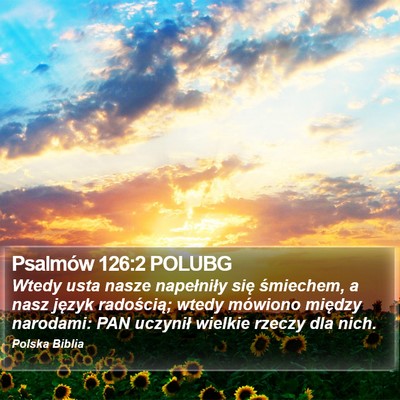 Psalmów 126:2 POLUBG Bible Verse Image