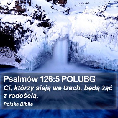 Psalmów 126:5 POLUBG Bible Verse Image