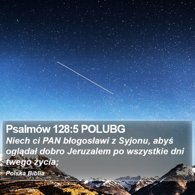 Psalmów 128:5 POLUBG Bible Verse Image