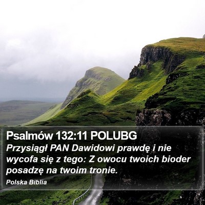 Psalmów 132:11 POLUBG Bible Verse Image