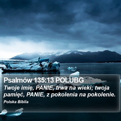 Psalmów 135:13 POLUBG Bible Verse Image