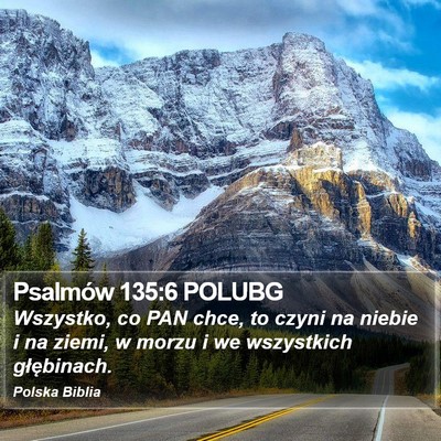 Psalmów 135:6 POLUBG Bible Verse Image
