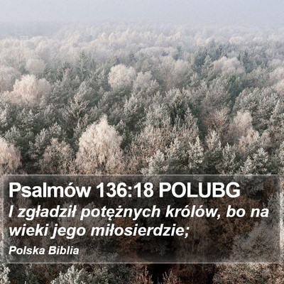 Psalmów 136:18 POLUBG Bible Verse Image