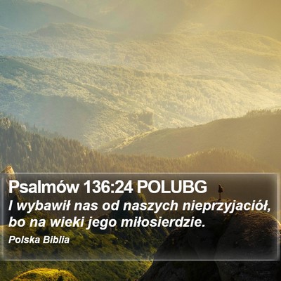 Psalmów 136:24 POLUBG Bible Verse Image