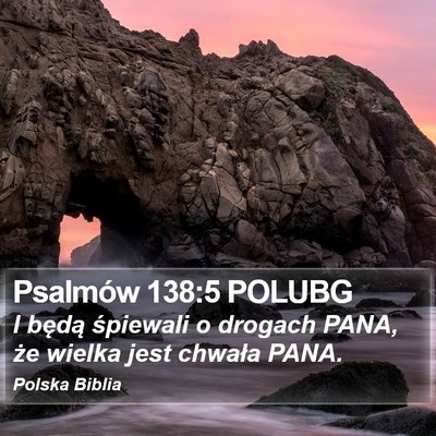 Psalmów 138:5 POLUBG Bible Verse Image
