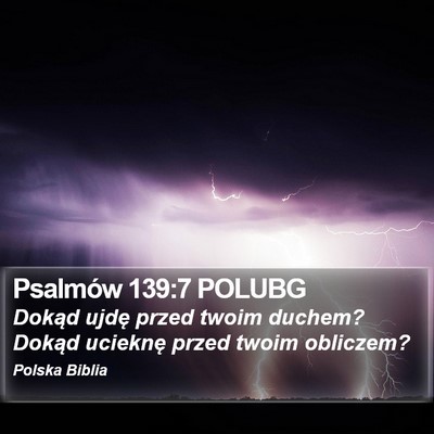 Psalmów 139:7 POLUBG Bible Verse Image