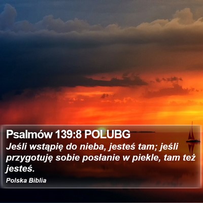 Psalmów 139:8 POLUBG Bible Verse Image