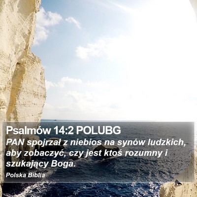 Psalmów 14:2 POLUBG Bible Verse Image
