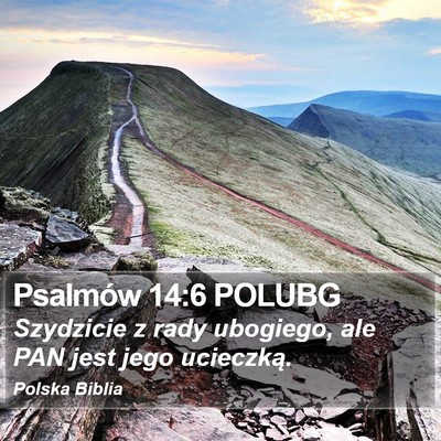 Psalmów 14:6 POLUBG Bible Verse Image