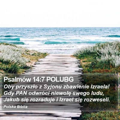 Psalmów 14:7 POLUBG Bible Verse Image