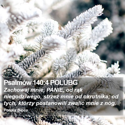 Psalmów 140:4 POLUBG Bible Verse Image