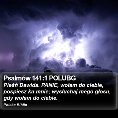 Psalmów 141:1 POLUBG Bible Verse Image