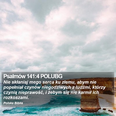 Psalmów 141:4 POLUBG Bible Verse Image