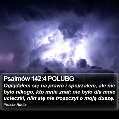 Psalmów 142:4 POLUBG Bible Verse Image