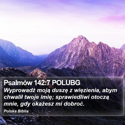 Psalmów 142:7 POLUBG Bible Verse Image