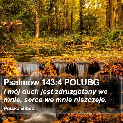Psalmów 143:4 POLUBG Bible Verse Image