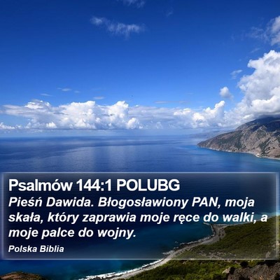 Psalmów 144:1 POLUBG Bible Verse Image
