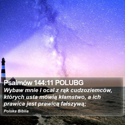 Psalmów 144:11 POLUBG Bible Verse Image