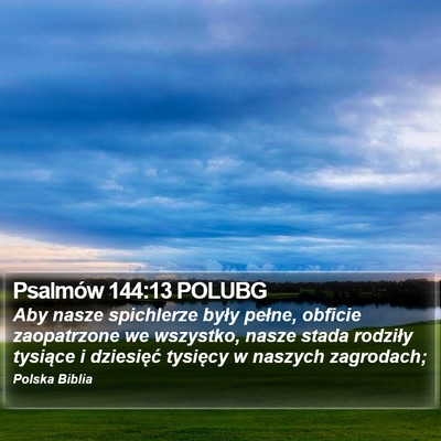 Psalmów 144:13 POLUBG Bible Verse Image