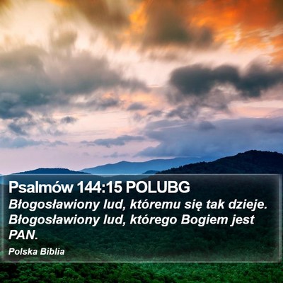 Psalmów 144:15 POLUBG Bible Verse Image