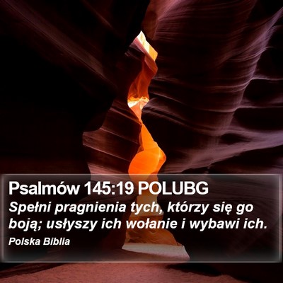 Psalmów 145:19 POLUBG Bible Verse Image