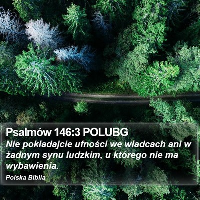 Psalmów 146:3 POLUBG Bible Verse Image