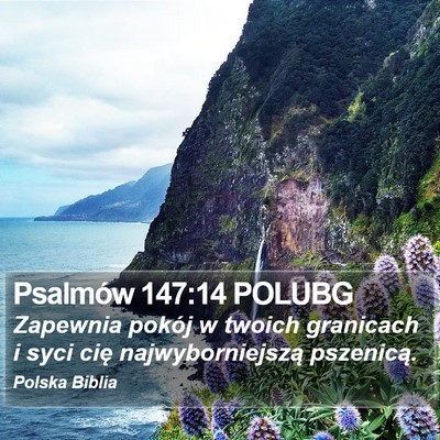 Psalmów 147:14 POLUBG Bible Verse Image