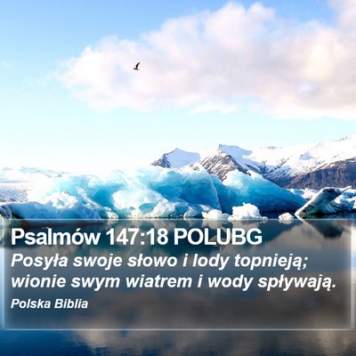 Psalmów 147:18 POLUBG Bible Verse Image