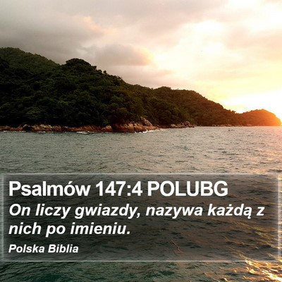 Psalmów 147:4 POLUBG Bible Verse Image