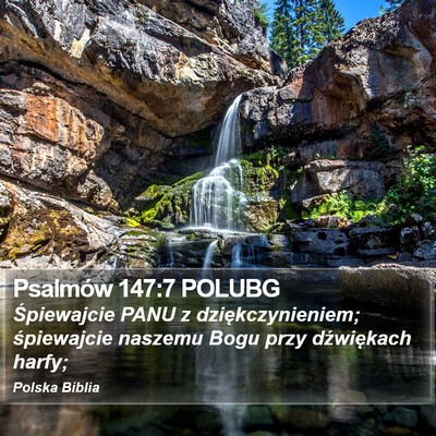 Psalmów 147:7 POLUBG Bible Verse Image