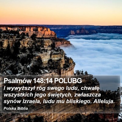 Psalmów 148:14 POLUBG Bible Verse Image