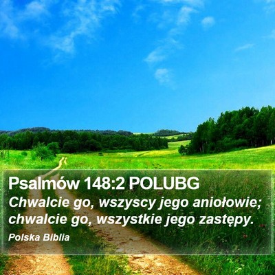 Psalmów 148:2 POLUBG Bible Verse Image