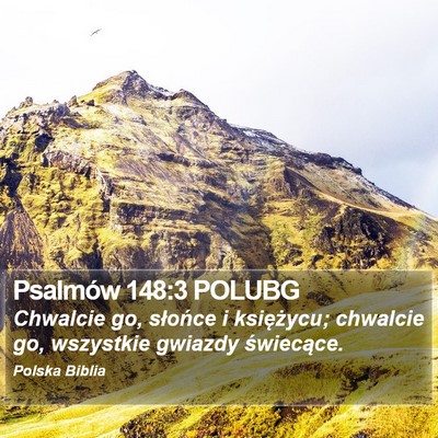 Psalmów 148:3 POLUBG Bible Verse Image